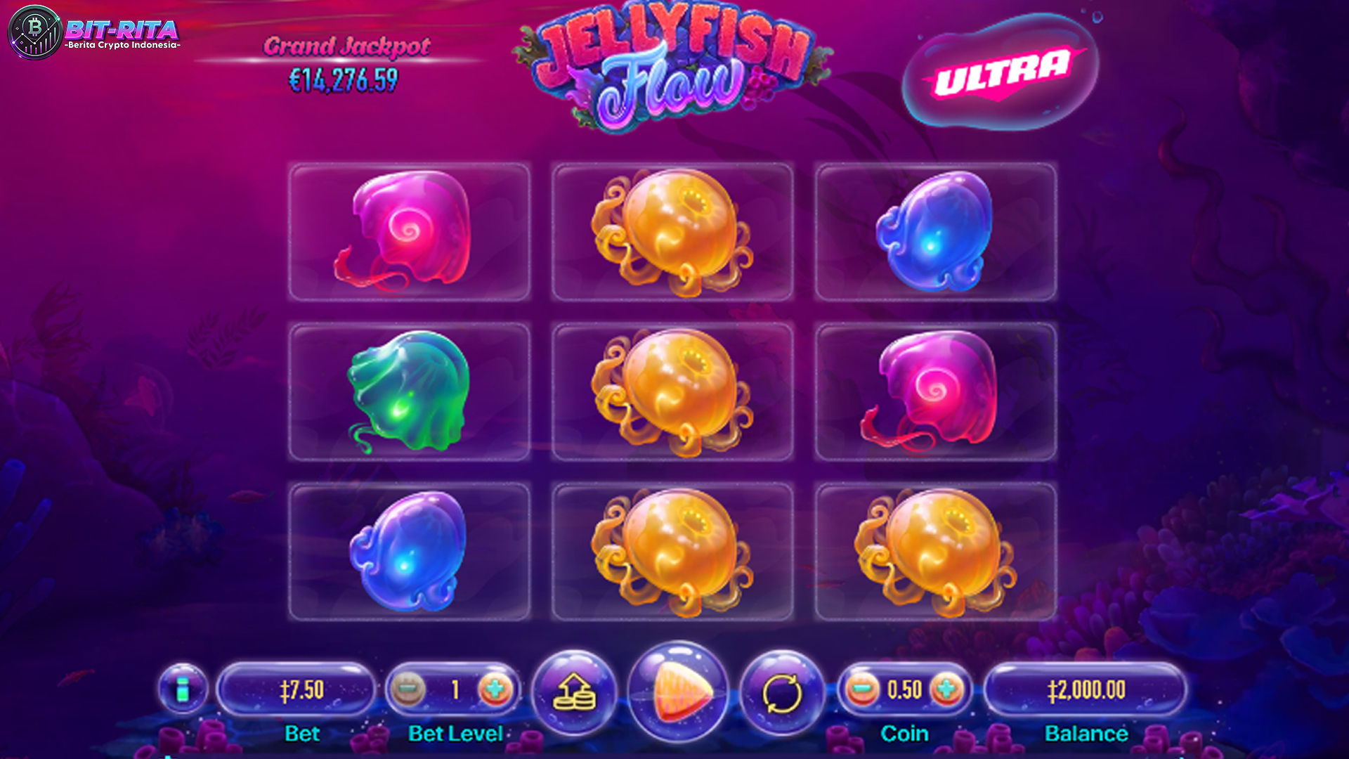 Jellyfish Flow Biarkan Cuan Mengalir Tenang di Situs Judi Slot