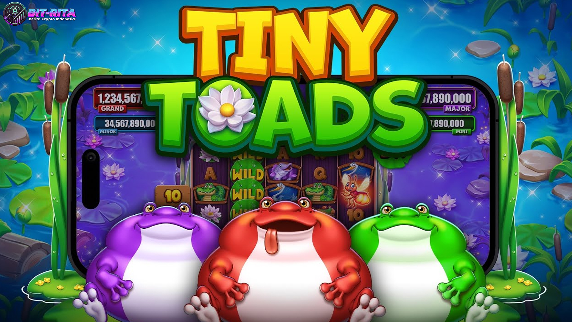 Siap Kaget Tiny Toads Banjir Jackpot Kodok di Slot Rtp8000