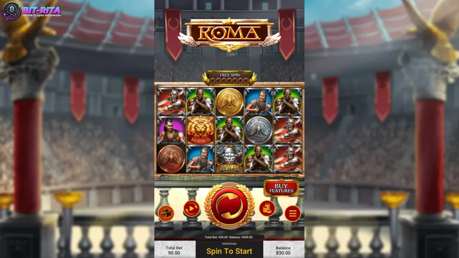 Permainan Slot Online Roma Bikin Auto Tajir Lewat Daftar Cnnslot
