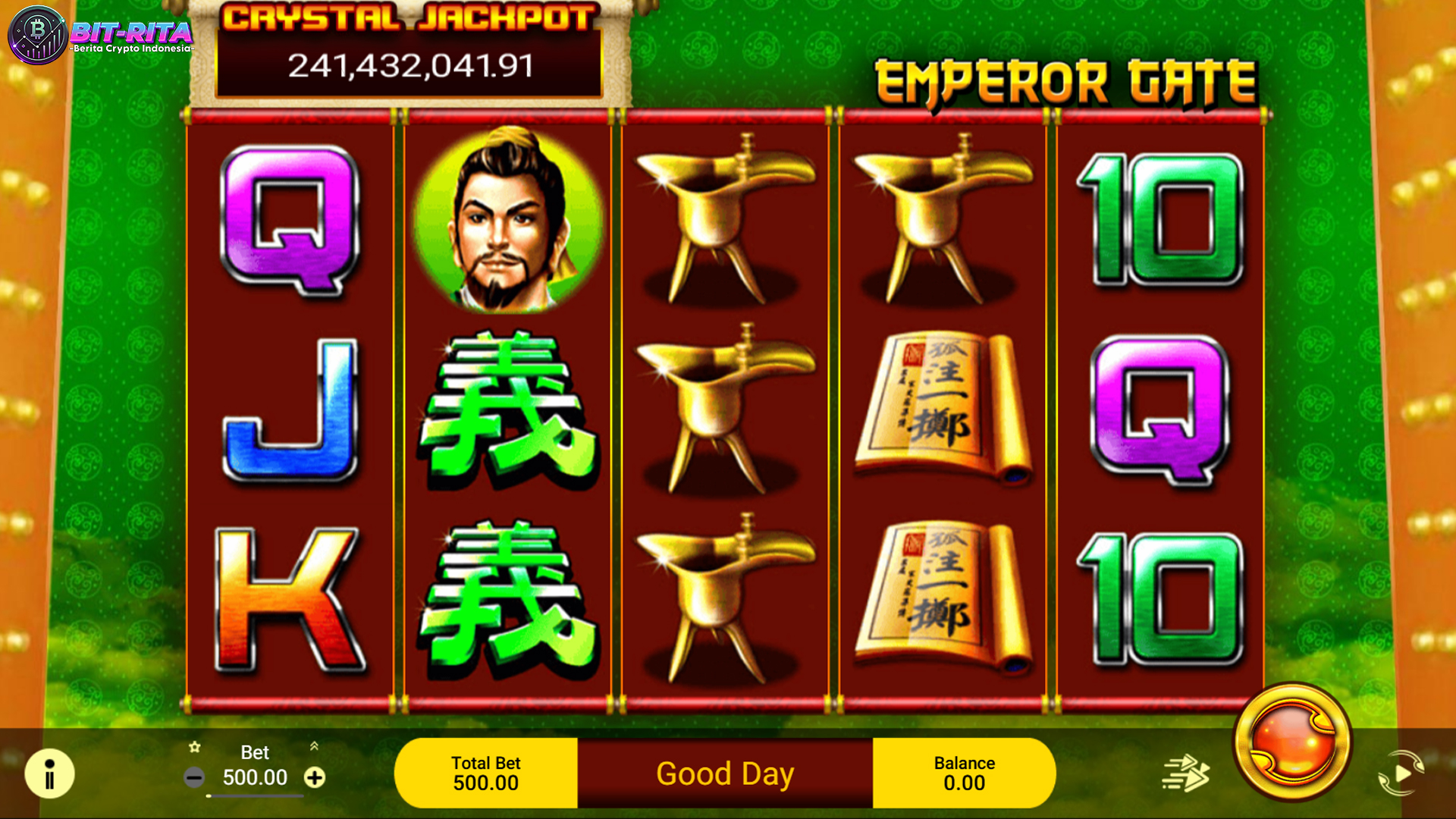 Main Emperor Gate di Slot Pulsa Biar Duit Deras Terus Mengalir