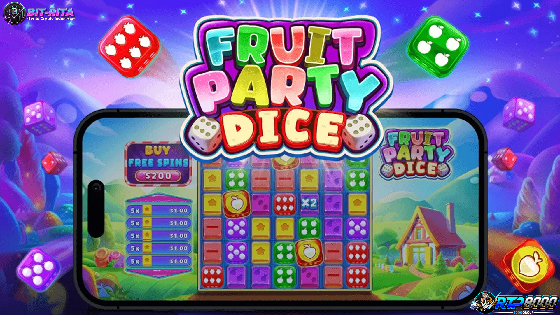 Main Fruit Party Dice Lancar Terus Lewat Link Alternatif Rtp8000