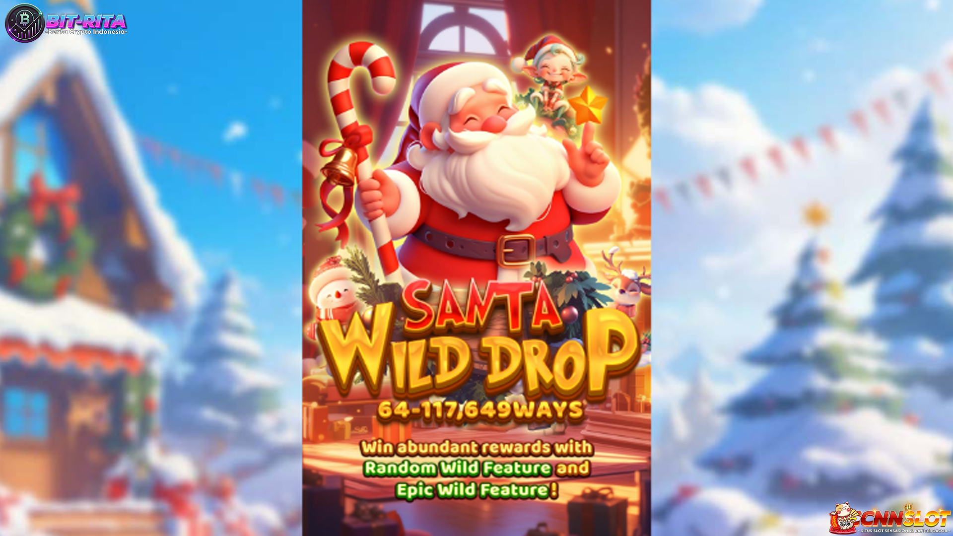 Slot Online Santa Wild Drop Siap Bawa Jackpot Sensasional