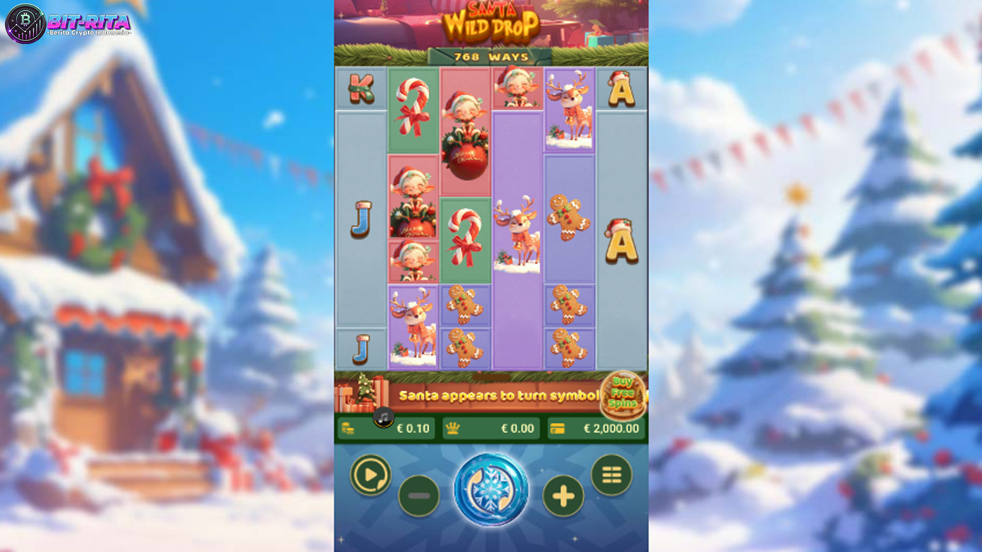 Slot Online Santa Wild Drop Siap Bawa Jackpot Sensasional