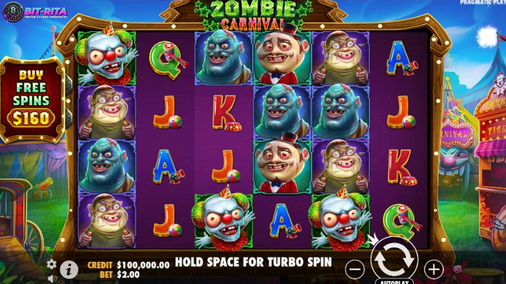 Slot Zombie Carnival Memiliki 5 Detail Grafik Paling Hidup