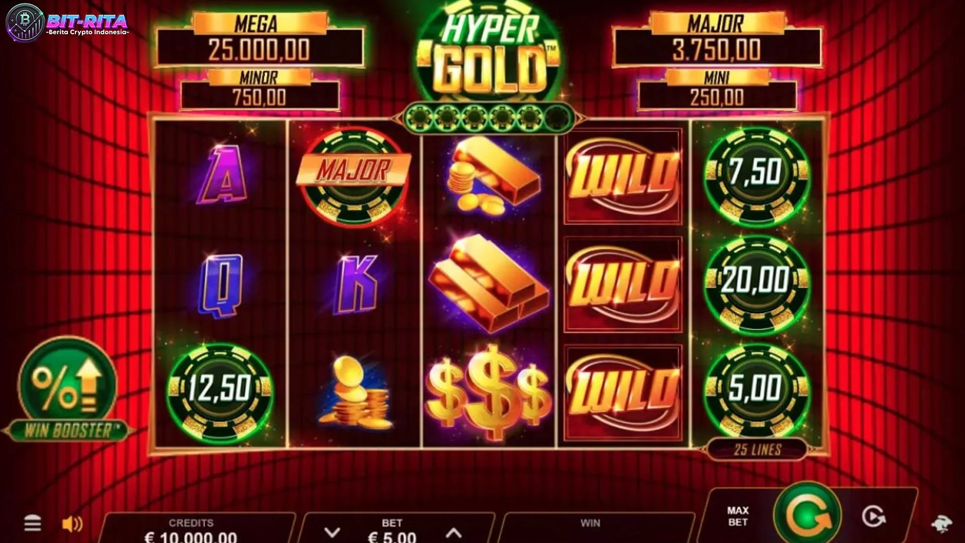 Rasakan Sensasi 5 Level Bonus dalam Permainan Hyper Gold