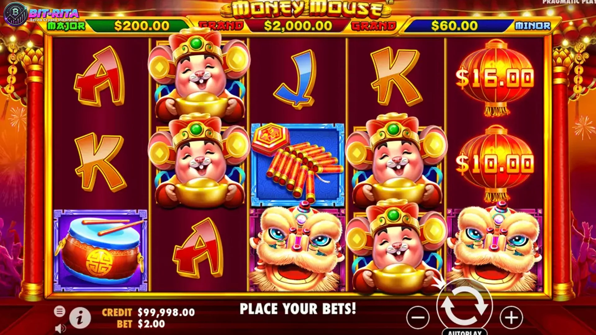 Nggak Main Main! Money Mouse Punya Fitur Hold & 5 Spin Brutal