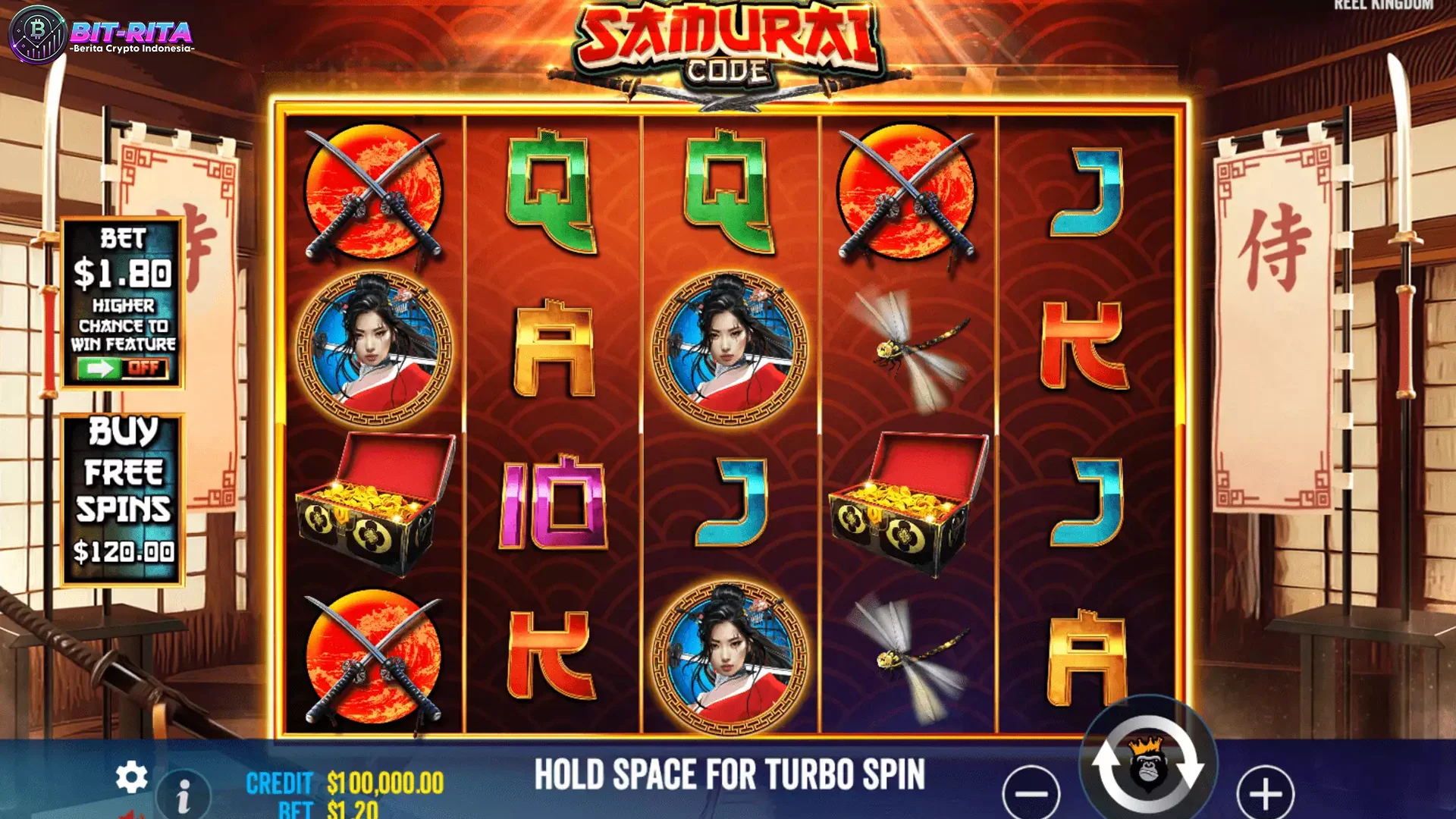 Gak Habis Fikri, Samurai Code Punya Angka Gila Win 4000x Itu